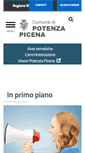 Mobile Screenshot of comune.potenza-picena.mc.it